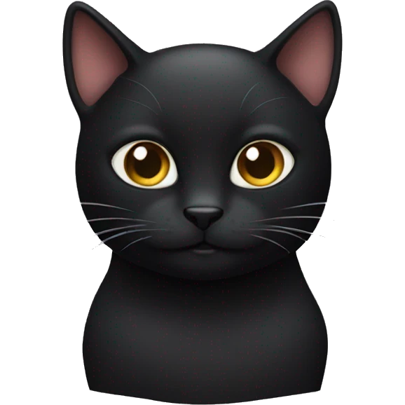 Black cat emoji