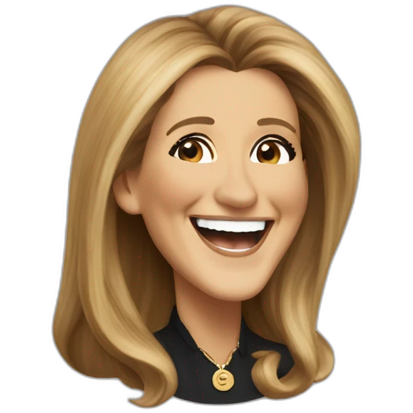 Céline Dion laughing emoji