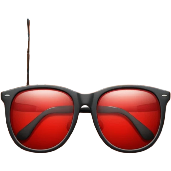 Wall of brick with glasses on it emoji