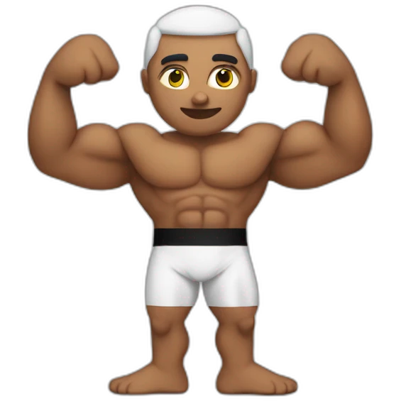 Palestine with muscles emoji