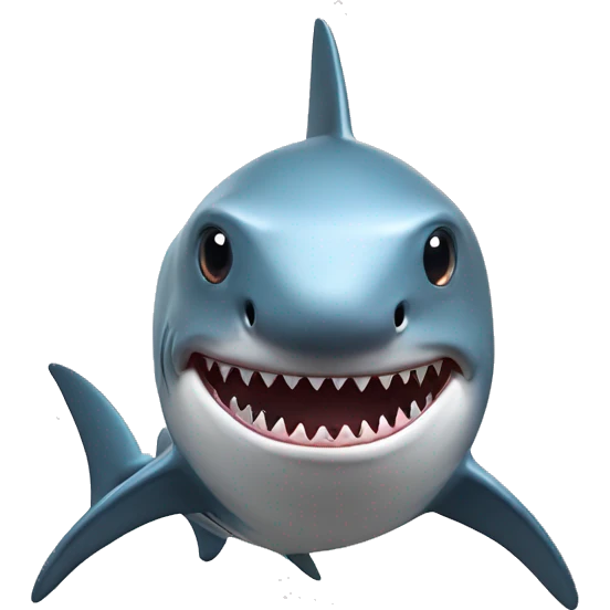 Shark with astronaut helmet  emoji