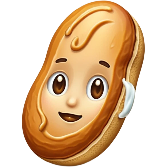 Peanut in caramel emoji
