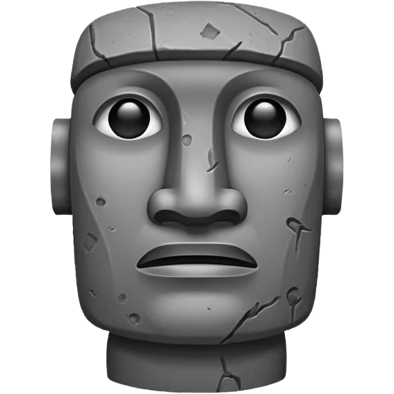 Moai emoji