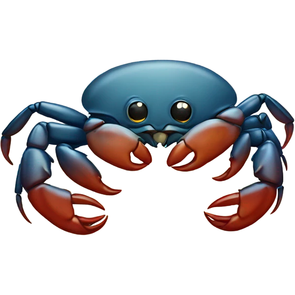 Crab kissing emoji