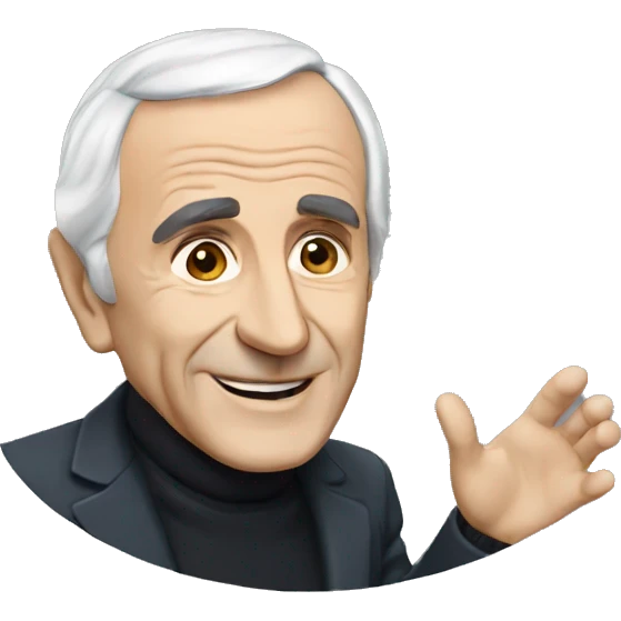 Charles aznavour  emoji