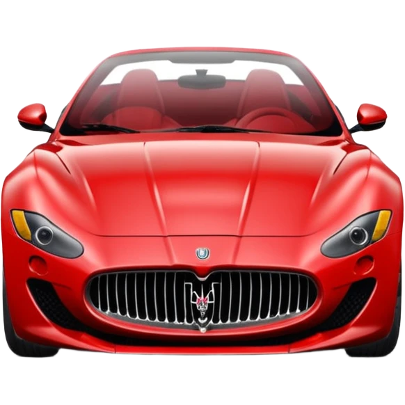 Maserati sports car emoji