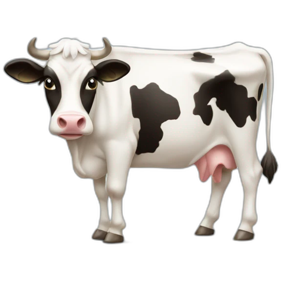Vache qui vend du lait emoji