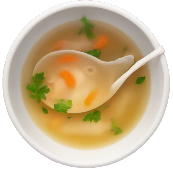 a bowl of broth emoji