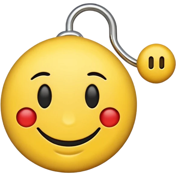 smiley face earring emoji