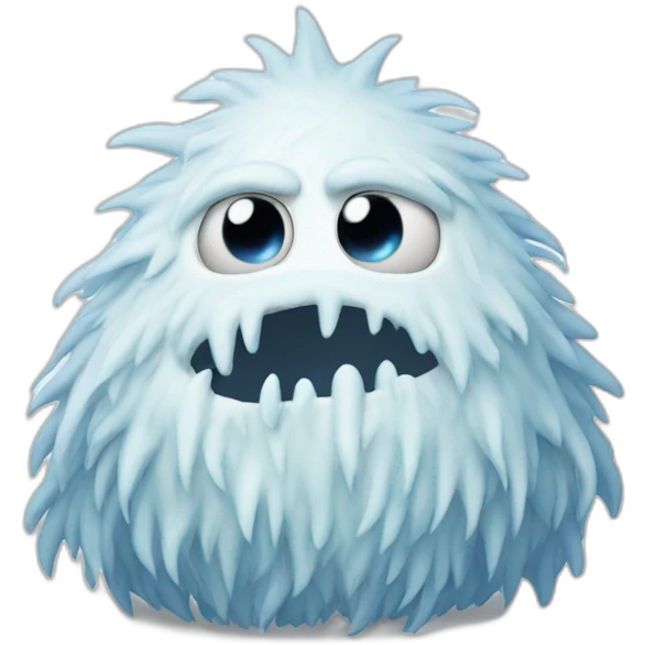 snow monster emoji
