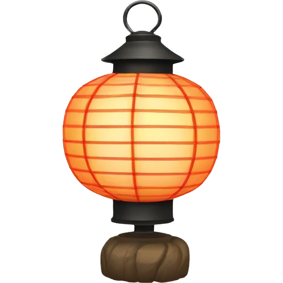 Japanese lantern  emoji
