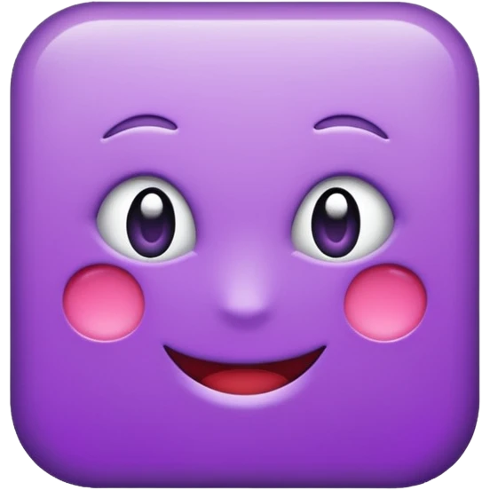 A purple management sticker emoji