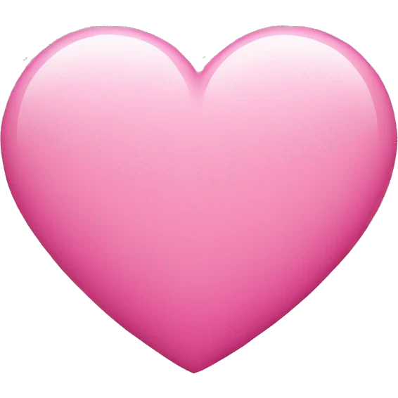 Pink heart  emoji
