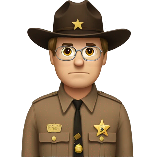 Dwight schrute sheriff emoji