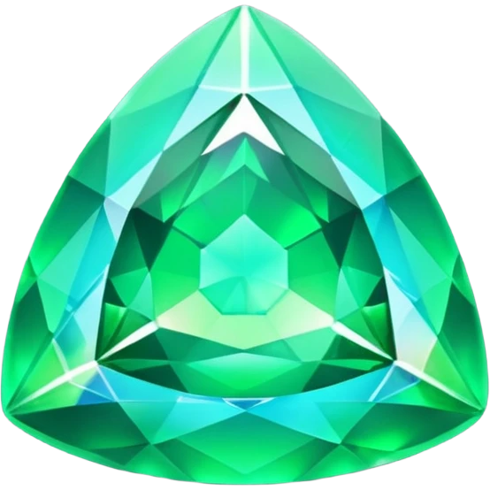 a radioactive gem emoji emoji