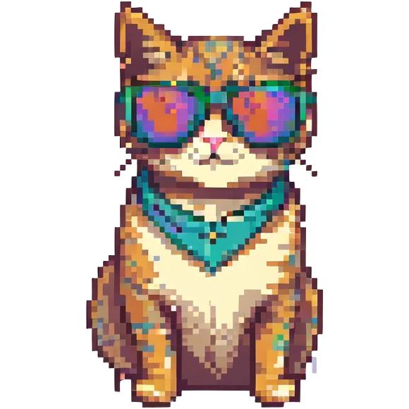 cat wearing sunglasses emoji
