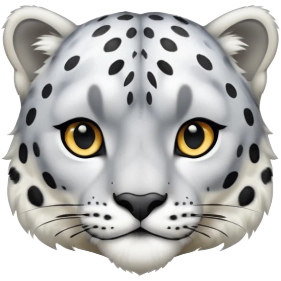  Snow leopard-whole body emoji