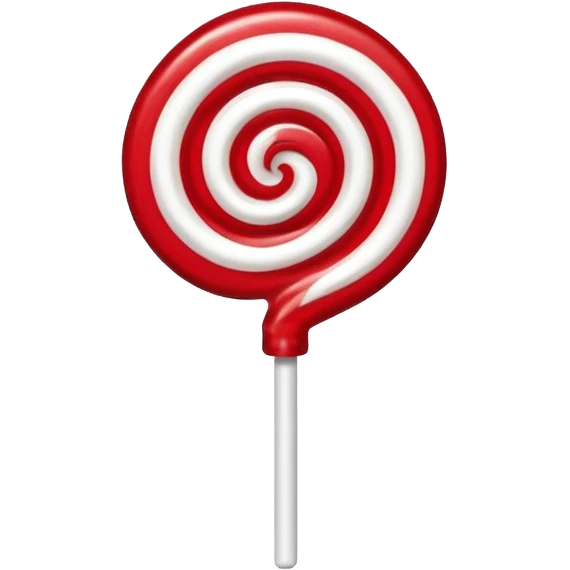 The Christmas lollipop emoji