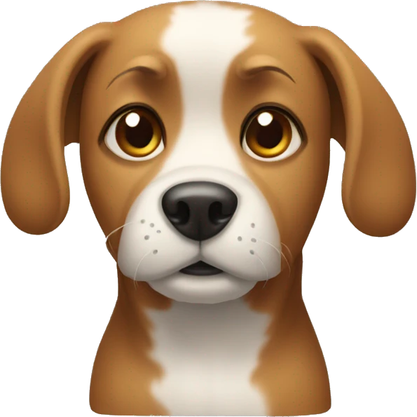 a dog emoji