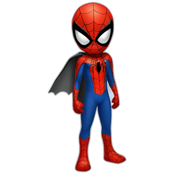 Pinguin Spiderman emoji