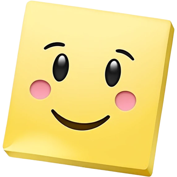 Post it note stationary  emoji