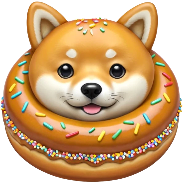 Shiba Jasper doughnut emoji