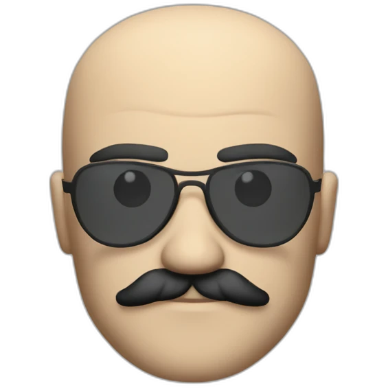 Agent 47 with mustach emoji