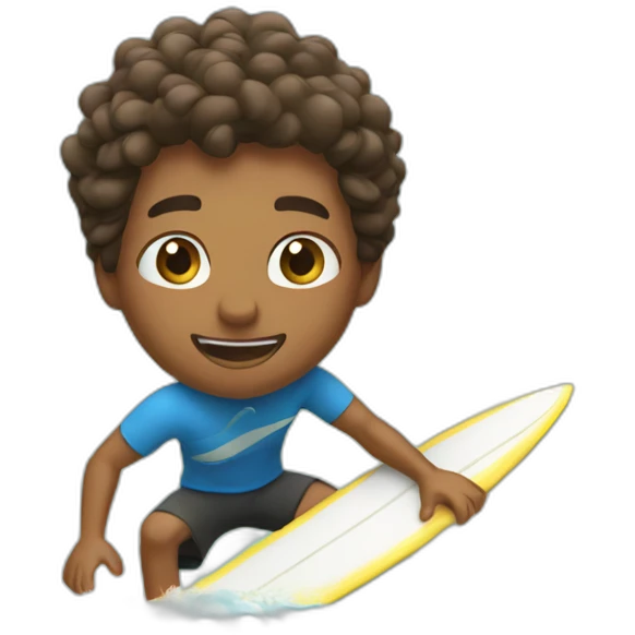 Tebboune doing surf emoji