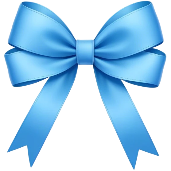 Super ultra-thin and stretched ribbon bow, as narrow as possible, single loop, no extra loops, no fluffy or rounded shapes, only one long and sleek ribbon, delicate, minimalist, NO DOUBLE LOOPS, NO THICKNESS, ONLY A SINGLE SLIM LINE blue emoji