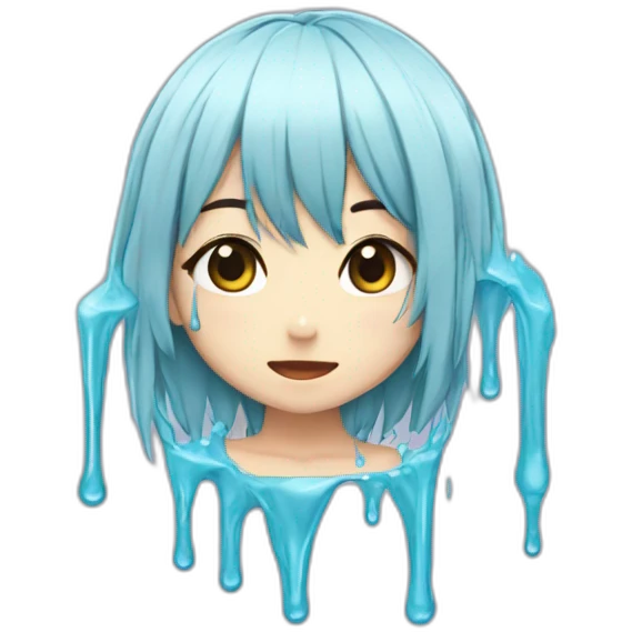 anime girl driping saliv emoji