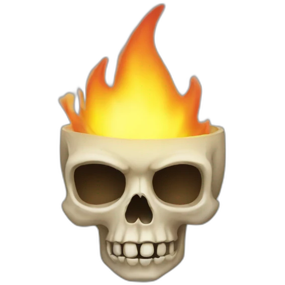 skull-torch emoji