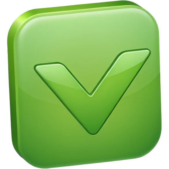 only a checkmark emoji