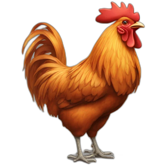 rooster crowing emoji