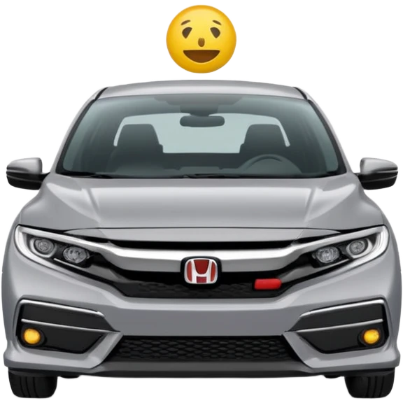 Make an emoji of a 2024 Honda civic with a grey exterior emoji