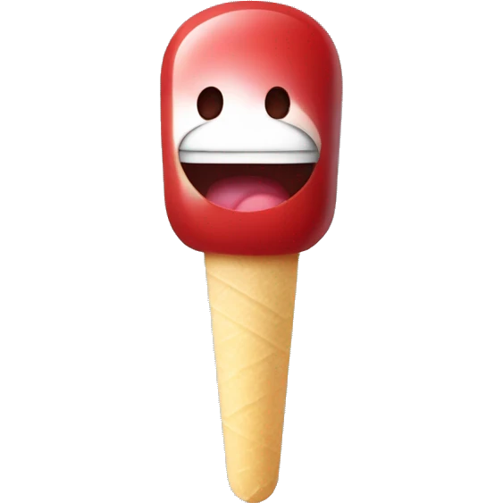 popscicle in mouth emoji