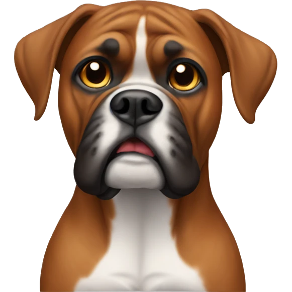 Boxer dog emoji