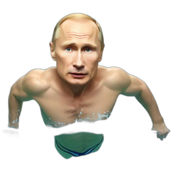 Putin swimming emoji