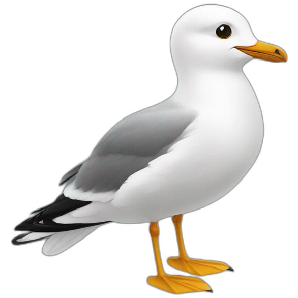 mouette qui vole emoji