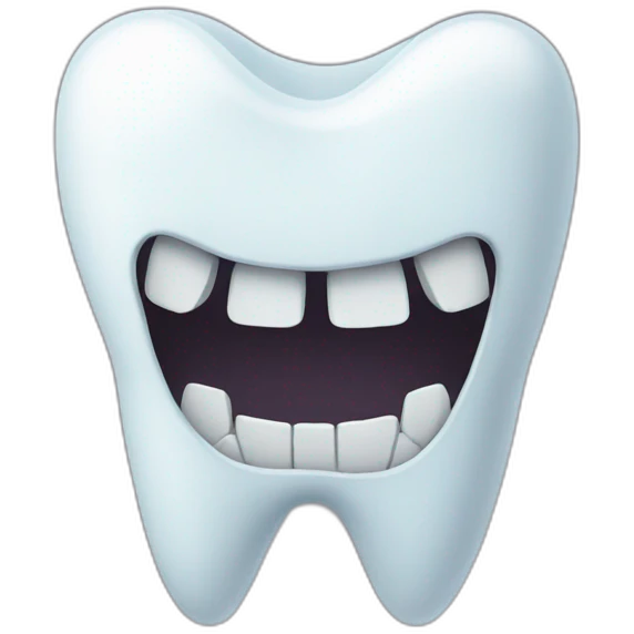 big tooth emoji