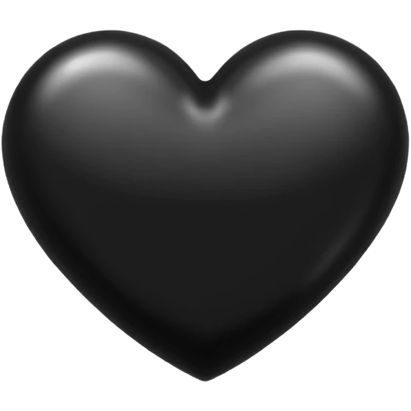 black heart emoji
