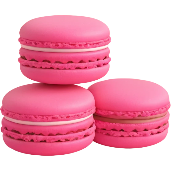 pink macaron emoji