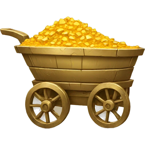 gold mine cart emoji