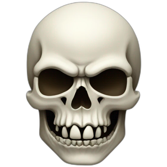 headbanger skull emoji