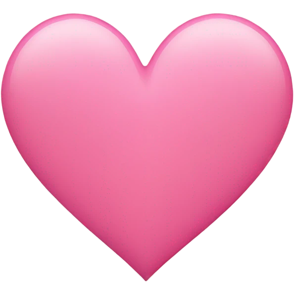 Pink heart  emoji