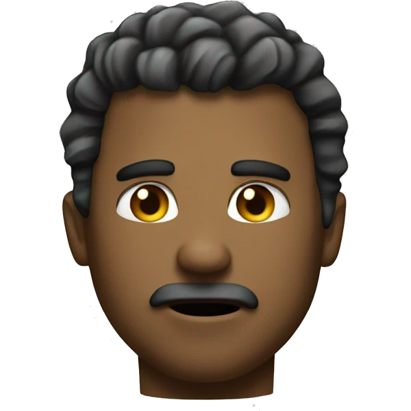 a man that sucks a rock  emoji