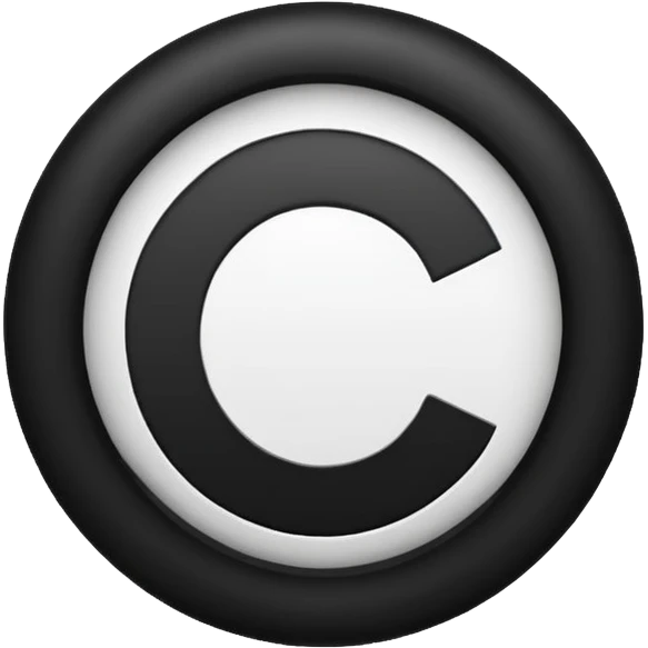 Black circle with a white check on the inside ￼ emoji