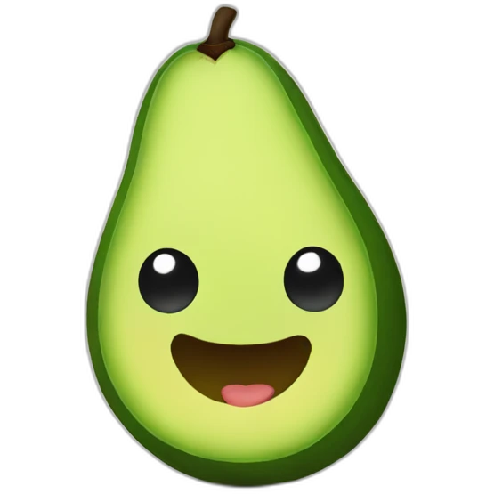 Sexy avocado emoji