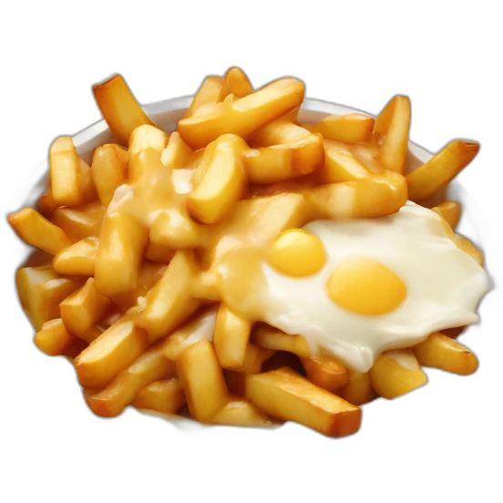 Poutine qui mange du poutine emoji