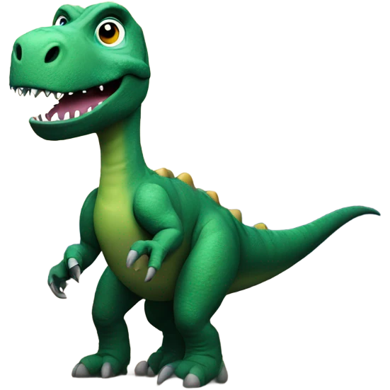 Dinosaur on the moon  emoji
