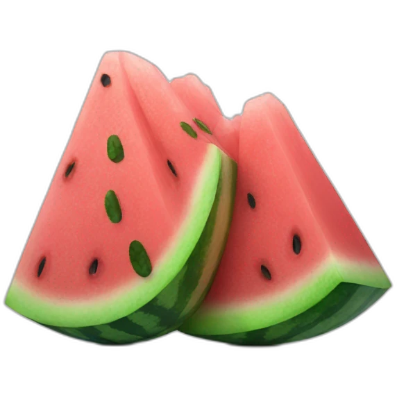 frozen watermelon emoji